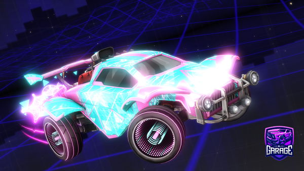 A Rocket League car design from paburo