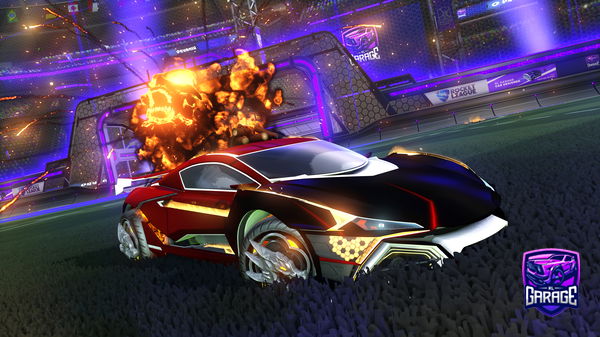 A Rocket League car design from DARK_MIST