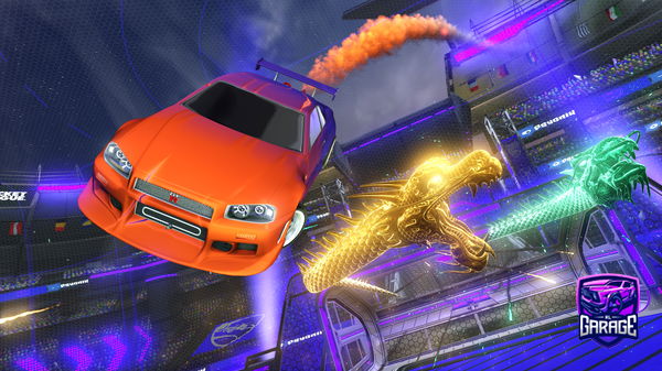 A Rocket League car design from P4LM4