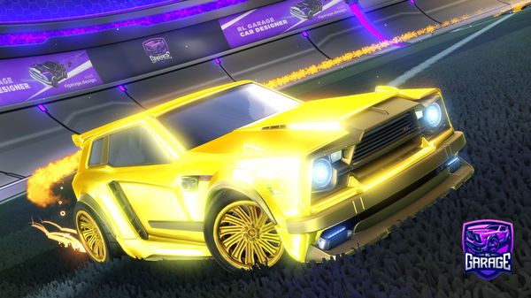 A Rocket League car design from toxic-chicken5