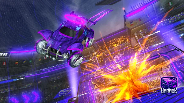 A Rocket League car design from slitheycat