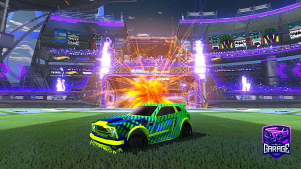 A Rocket League car design from MoltenKip