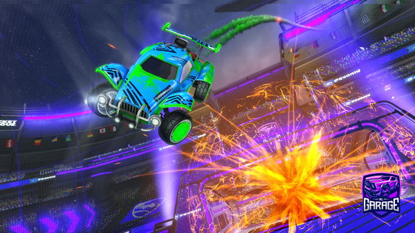 A Rocket League car design from Pekari