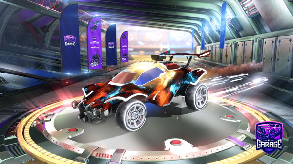 A Rocket League car design from Izno1_