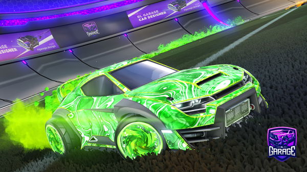 A Rocket League car design from CrspyChkn