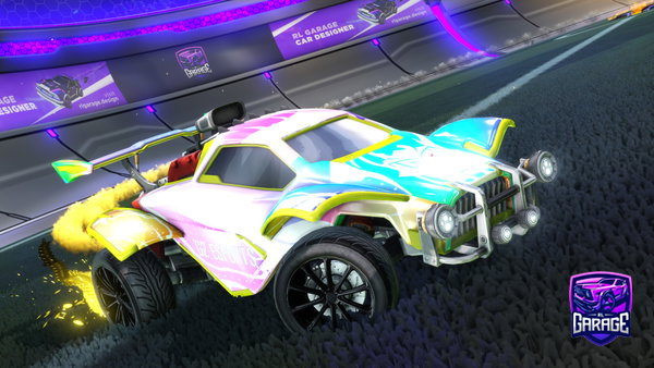 A Rocket League car design from Zxlyz9410
