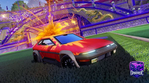 A Rocket League car design from SELDERA