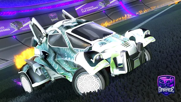 A Rocket League car design from rvdvvdv