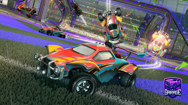 A Rocket League car design from BruthaNature