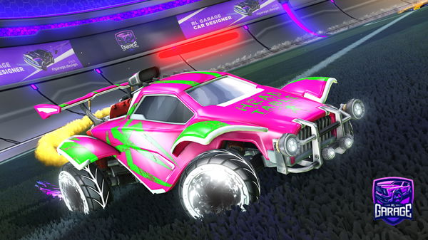 A Rocket League car design from ilikenike