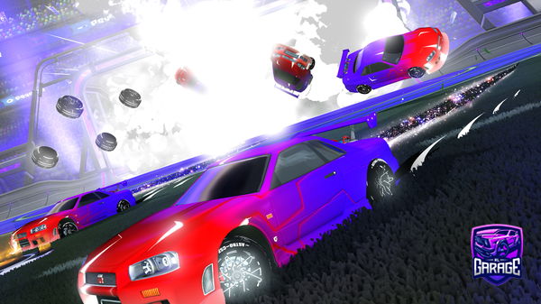 A Rocket League car design from RetroboT