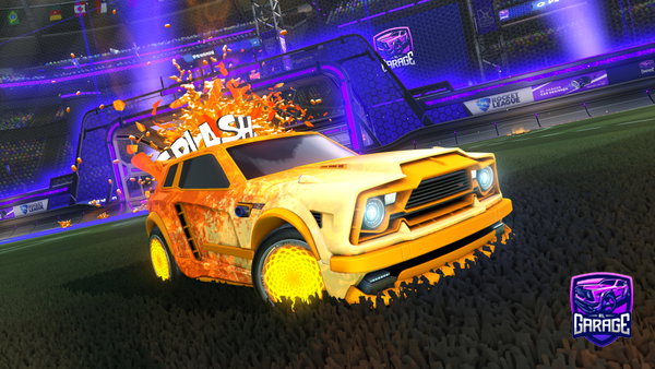 A Rocket League car design from AveryG_