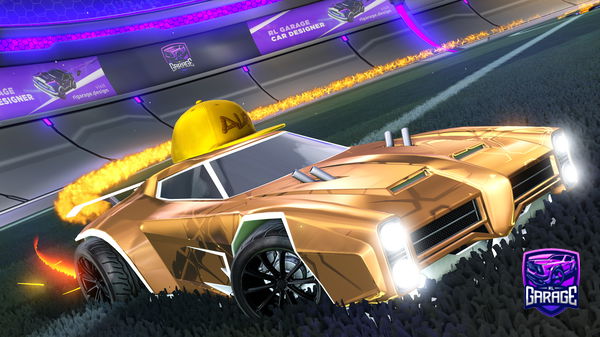 A Rocket League car design from SweatyL