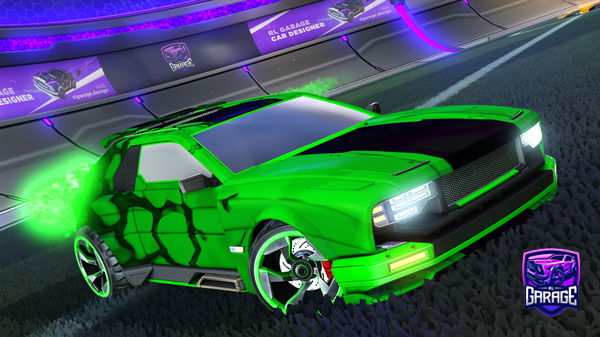 A Rocket League car design from Hamburgler