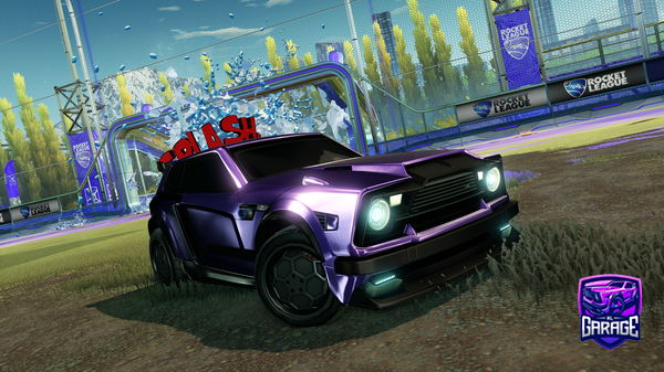 A Rocket League car design from Kromedome688