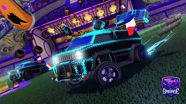 A Rocket League car design from LAXO494