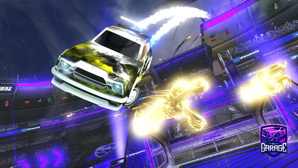 A Rocket League car design from ClapzZA
