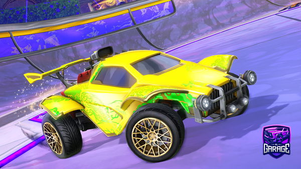 A Rocket League car design from fnktss
