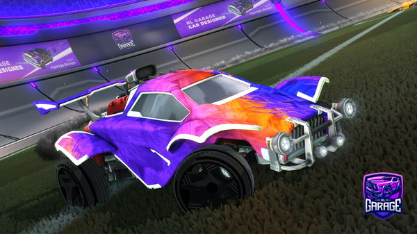 A Rocket League car design from GalaxyWaffle49