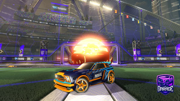 A Rocket League car design from BarrX2