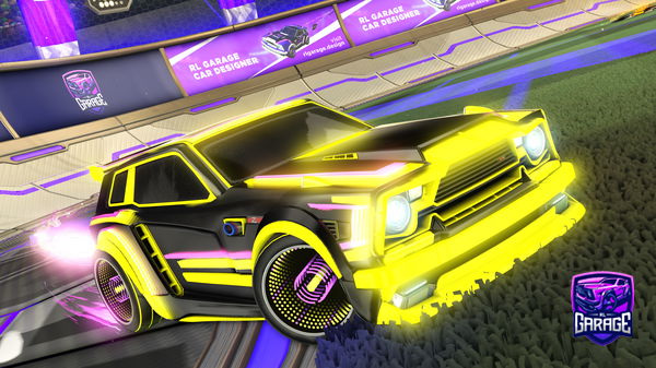 A Rocket League car design from AsphaltSportRL