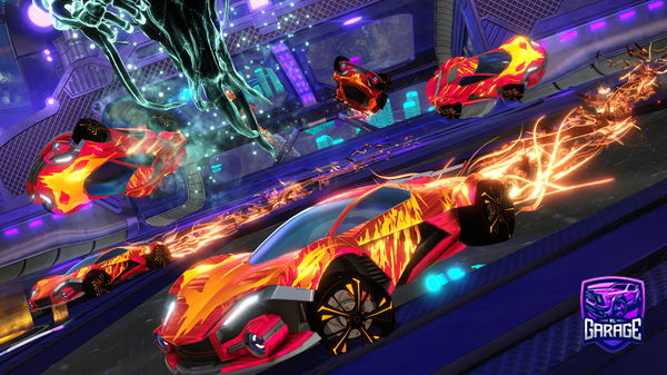 A Rocket League car design from Midni