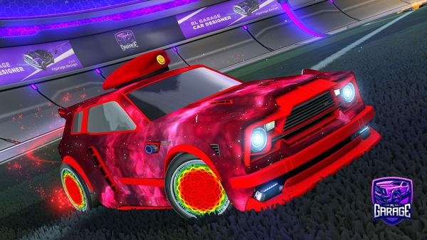 A Rocket League car design from NinjaGilley