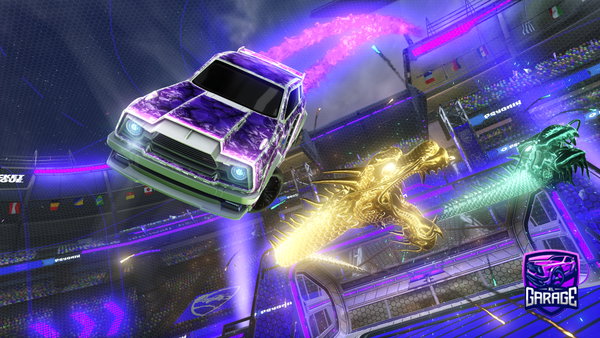 A Rocket League car design from As1anMamba