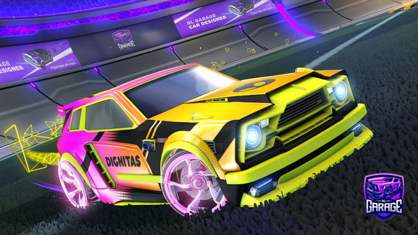 A Rocket League car design from Qaluo