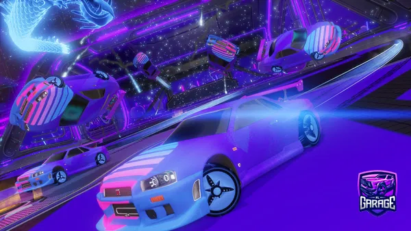 A Rocket League car design from 125Merk