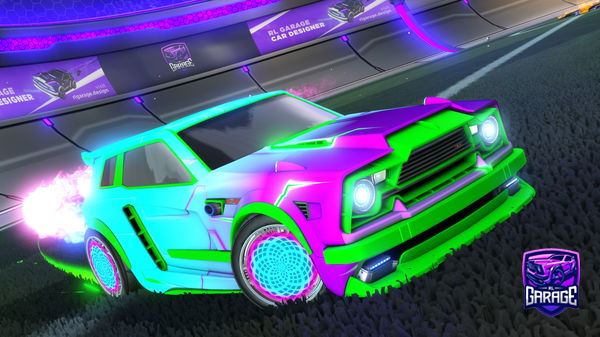 A Rocket League car design from RobotBoi0403