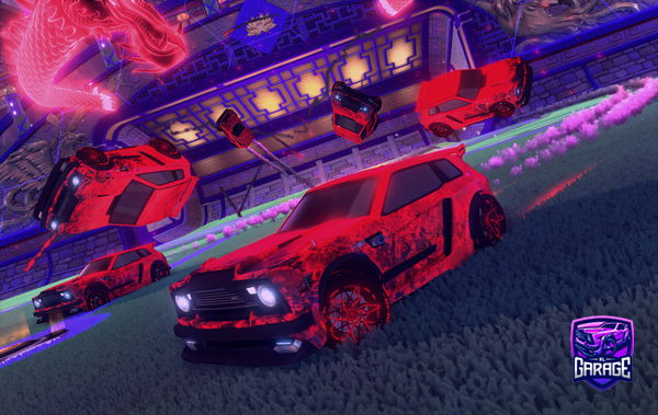 A Rocket League car design from Crash-Saphir