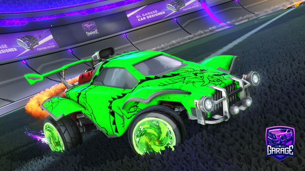 A Rocket League car design from ricottoe