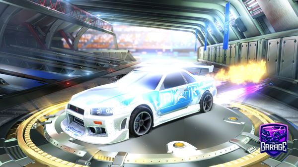 A Rocket League car design from rvdvvdv