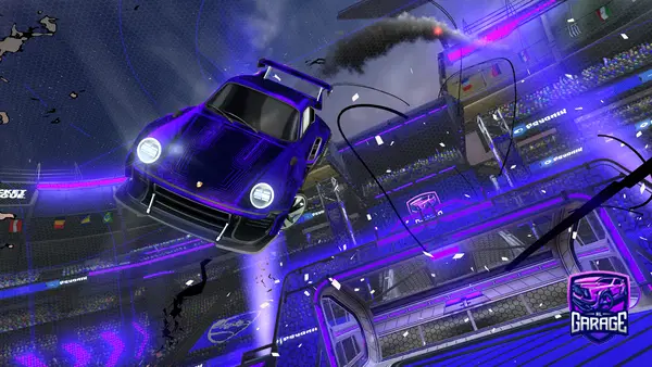 A Rocket League car design from snowbox