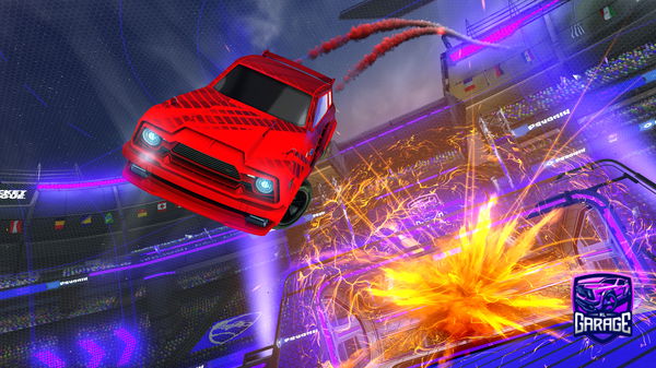 A Rocket League car design from Alsterz