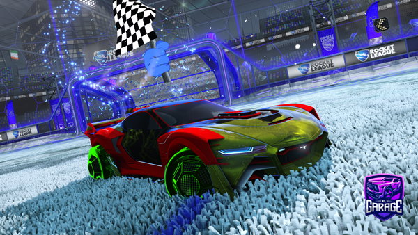 A Rocket League car design from Sandra257