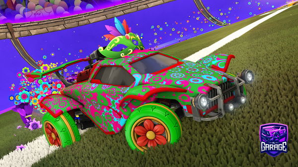 A Rocket League car design from JULA11