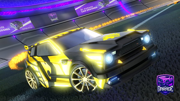 A Rocket League car design from Bas1K