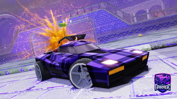 A Rocket League car design from Degito