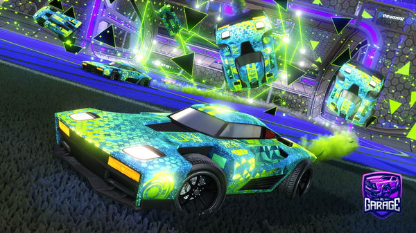 A Rocket League car design from Kazzui