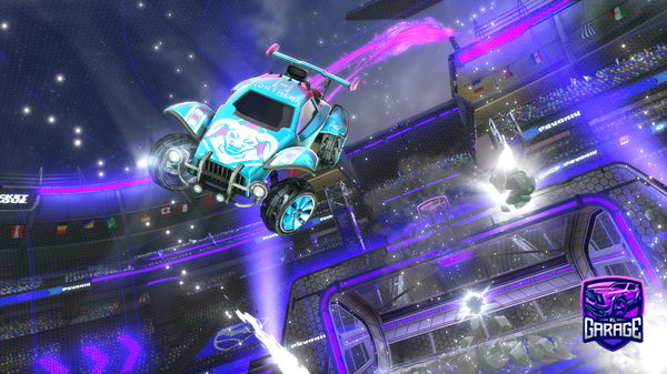 A Rocket League car design from PentaCrow