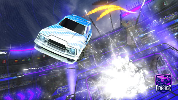 A Rocket League car design from Jacko134
