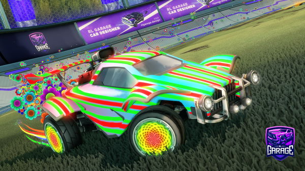 A Rocket League car design from SirTaco32