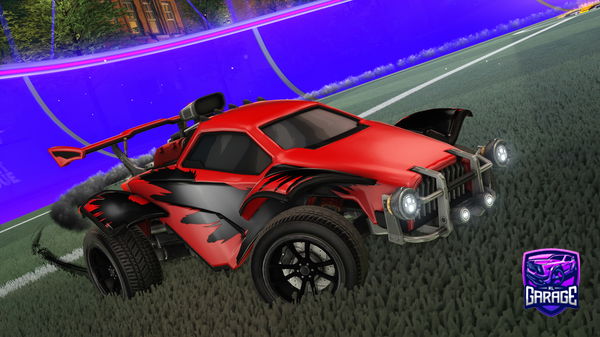 A Rocket League car design from afterglvwwwontt