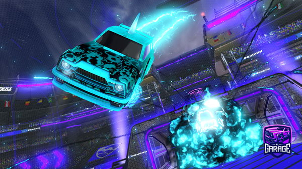 A Rocket League car design from Anthonyandrade