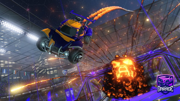 A Rocket League car design from IPA_4nToNyXonps4