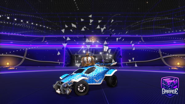 A Rocket League car design from Poshlady