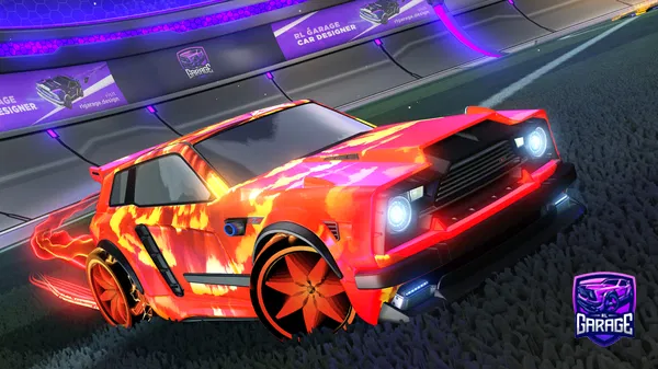 A Rocket League car design from Zachatacka