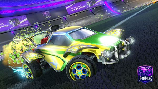 A Rocket League car design from 2REAL2010